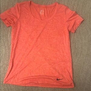 Nike Women's Bright Orange Short Sleeve Tee